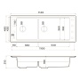 картинка Мойка Omoikiri Sintesi Pro 114-2-U/I-MO Artceramic/мокко от магазина SEFI
