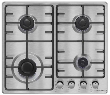 картинка Газовая варочная панель MAUNFELD EGHS.64.3STS-ES/G от магазина SEFI
