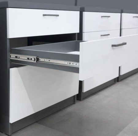 картинка Направляющая шариковая L-450 h=45 AKS PLUS PUSH TO OPEN от магазина SEFI