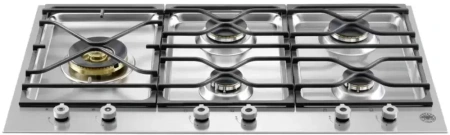 картинка Газовая варочная панель Bertazzoni PM365SOX магазин SEFI являющийся официальным дистрибьютором в России  картинка Газовая варочная панель Bertazzoni PM365SOX от магазина SEFI