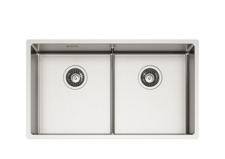 картинка Мойка Alveus NOX 80 BRS 762x440x200 в комплекте с интегрированным сифоном от магазина SEFI