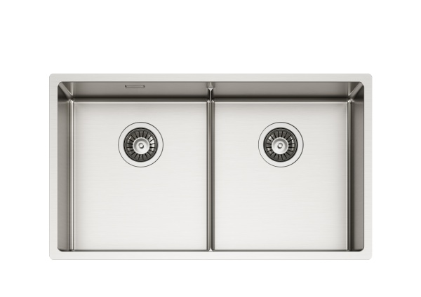 картинка Мойка Alveus NOX 80 BRS 762x440x200 в комплекте с интегрированным сифоном от магазина SEFI