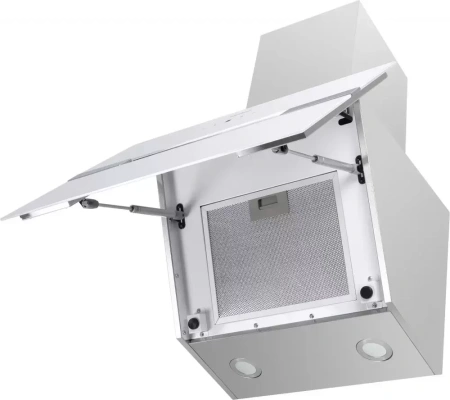 картинка Вытяжка MAUNFELD Mersey 60 белый\вставка сатин от магазина SEFI