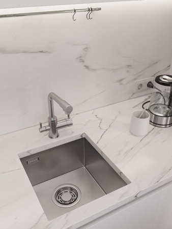 картинка Мойка EMAR 130, покрытие PVD, цвет сатин от магазина SEFI