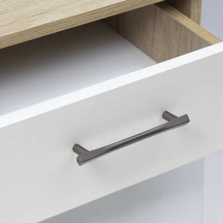 картинка Ручка меб. скоба мет. MARGARITA 128 графит, AKS от магазина SEFI