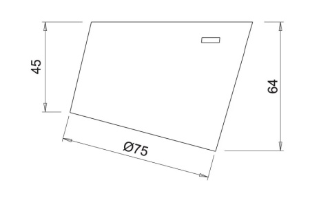 картинка Светильник светодиодный Unika D-M 4.5Вт, 24В,без датчика отключениясвет натуральный, кабель, черный от магазина SEFI