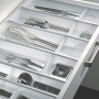 картинка Лоток для столовых приборов Cuisio Pro в ящик Blum Tandembox / Legrabox 500, фасад 600 мм, белый от магазина SEFI
