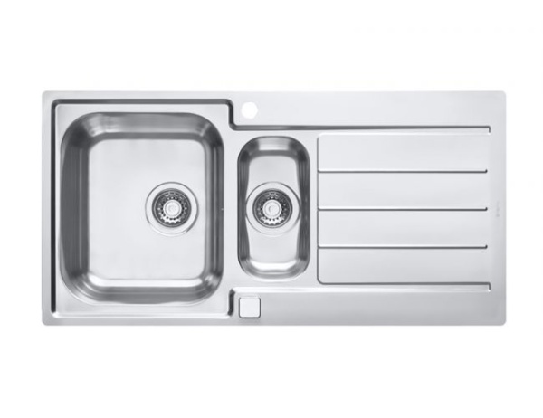 картинка Мойка ALVEUS LINE MAXIM 10-SAT 980X500 1+1/2 с сифоном 1130555 , от магазина SEFI