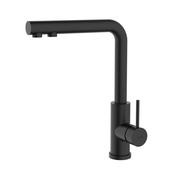картинка Смеситель для кухни с фильтром, черный матовый, Rule, IDDIS, RULBLLFi05 от магазина SEFI
