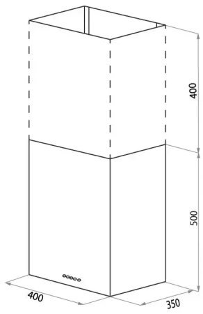 картинка Вытяжка Maunfeld Box Push 40 нержавеющая сталь от магазина SEFI