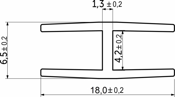 картинка Профиль ПВХ Н-4 беж соединительный (66) El-mech-plast (1шт=2.105м.п) магазин SEFI являющийся официальным дистрибьютором в России  картинка Профиль ПВХ Н-4 беж соединительный (66) El-mech-plast (1шт=2.105м.п) от магазина SEFI