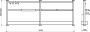 картинка Комплект квадратного релинга h=576-635мм L1245мм двойной черный AKS от магазина SEFI