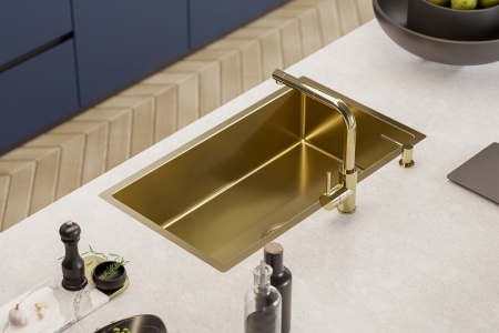 картинка Смеситель для мойки ALVEUS ZEOS P MONARCH GOLD от магазина SEFI