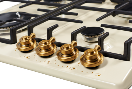 картинка Газовая варочная панель KUPPERSBERG FV6TGRZ C Bronze магазин SEFI являющийся официальным дистрибьютором в России  картинка Газовая варочная панель KUPPERSBERG FV6TGRZ C Bronze от магазина SEFI