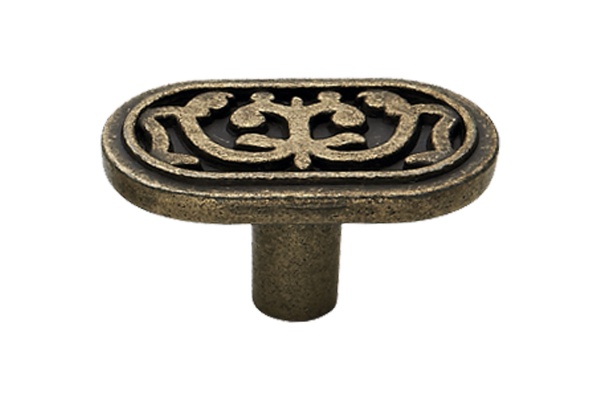 картинка Ручка меб. кнопка мет. ELIN старое золото AKS от магазина SEFI