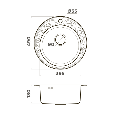 картинка Omoikiri Tovada 49-IN нерж. сталь/нержавеющая сталь от магазина SEFI