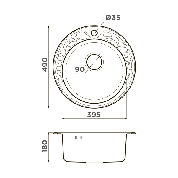 картинка Мойка Omoikiri Tovada 49-IN нерж. сталь/нержавеющая сталь от магазина SEFI