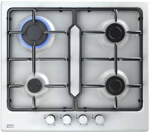 картинка Газовая варочная панель KRONA ORTICA 60 WH от магазина SEFI