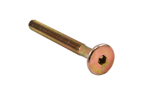 картинка Винт с плоской головкой М6*80 под шестигранник, неполн. резьба, желтый цинк (уп/1тыс.шт) AKS магазин SEFI являющийся официальным дистрибьютором в России  картинка Винт с плоской головкой М6*80 под шестигранник, неполн. резьба, желтый цинк (уп/1тыс.шт) AKS от магазина SEFI