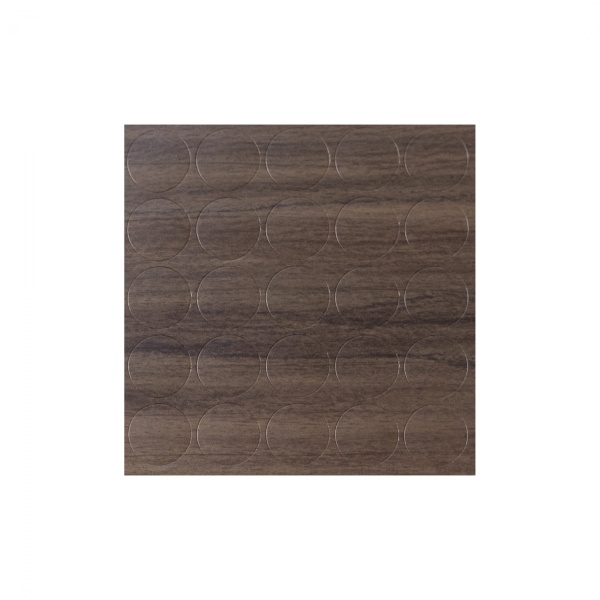 картинка Заглушка самоприлипающая к конфирматам орех средний (14349) FOLMAG (лист-25шт.) от магазина SEFI