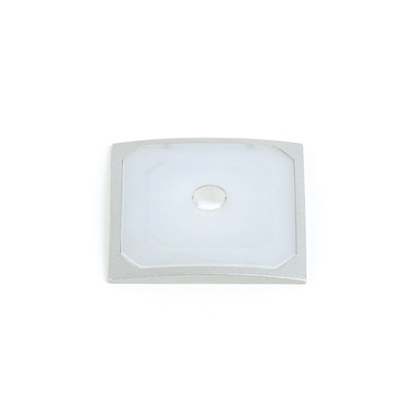 картинка Светодиодный светильник ADRADO 1,2Вт, 12В, встраиваемый, квадратный, кабель 2м серебристый/свет натуральный от магазина SEFI