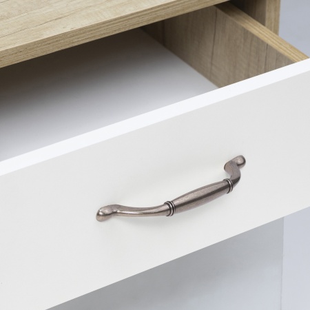 картинка Ручка меб. скоба мет. AVRORA 128 античный никель, AKS от магазина SEFI