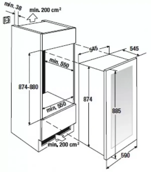 картинка Винный шкаф Kuppersbusch FWK 2800.0 S от магазина SEFI