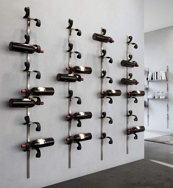 картинка Интерьерные стеллажные Система SKYLINE Вертикальная стойка, 6 пазов, 1600мм, нержавеющая сталь от магазина SEFI