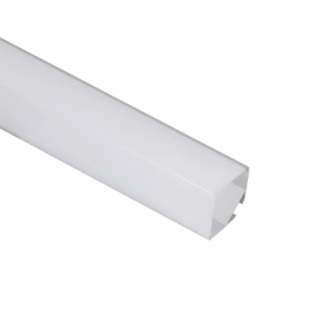 картинка Профиль алюминиевый угловой/подвесной ORION-GREAT 3030Q с экраном квадрат, цвет алюминий, 2м, AKS от магазина SEFI