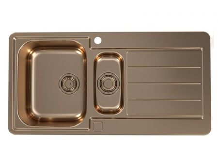 картинка Мойка Alveus LINE MONARCH 10 BRONZE 980X500 в компл. с выпуском без сифона, от магазина SEFI