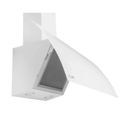 картинка Наклонная Вытяжка LEX Plaza GS 900 White от магазина SEFI