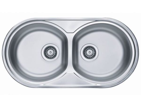 картинка Мойка FORM 50 LEI-90 832X437 в комплекте с сифоном 1130557, от магазина SEFI