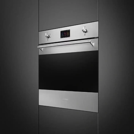 картинка Духовой шкаф c паром и СВЧ Smeg SO6303APX от магазина SEFI