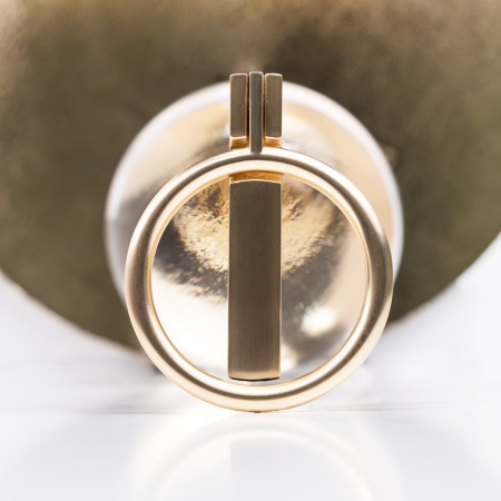 картинка Ручка меб. кнопка мет. ROUND черный матовый, AKS от магазина SEFI