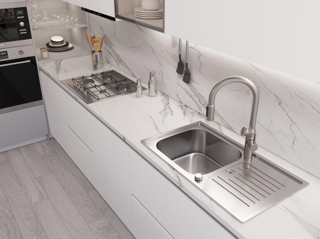 картинка Мойка Oulin 101Y, поверхность сатин от магазина SEFI