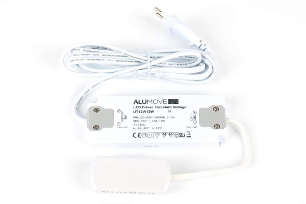 картинка Трансформатор Alumove Light UT12V/12W, с распред.коробкой на 12 разъемов MiniPlug, кабель 2м магазин SEFI являющийся официальным дистрибьютором в России  картинка Трансформатор Alumove Light UT12V/12W, с распред.коробкой на 12 разъемов MiniPlug, кабель 2м от магазина SEFI