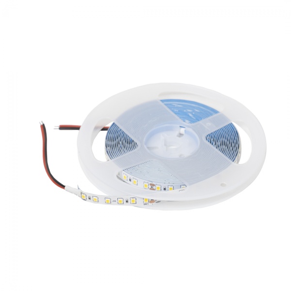картинка Лента светодиодная - 9,6W/m, 24V, 8мм, 2835, 120 д/м, IP20, теплый белый (3000K) - 5м, AKS от магазина SEFI