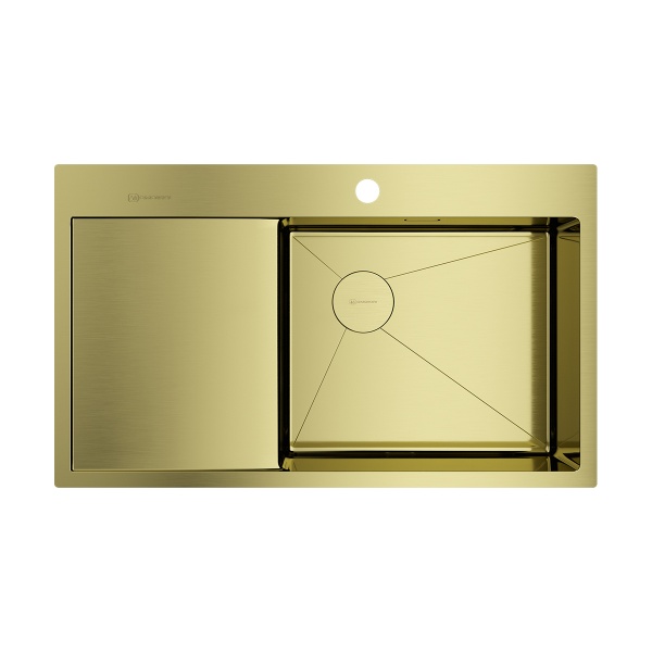 картинка Мойка Omoikiri Akisame 86-R Side-LG нерж. сталь/светлое золото от магазина SEFI