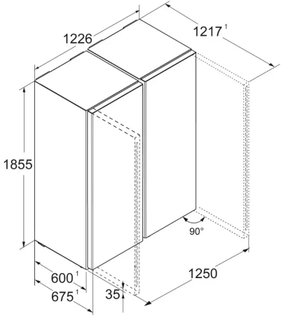 картинка Холодильник Liebherr XRF 5220 Plus NoFrost от магазина SEFI