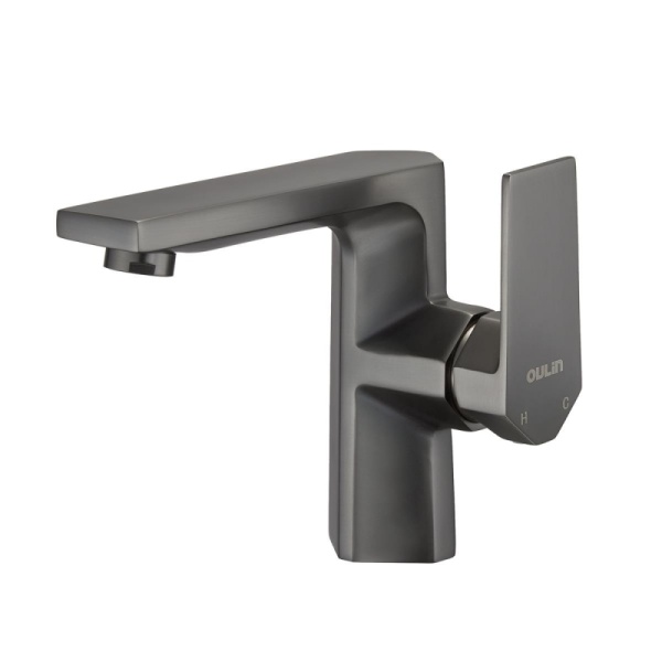 картинка Смеситель для раковины в ванную с многослойным гальваническим покрытием Oulin OL-T9207Q от магазина SEFI
