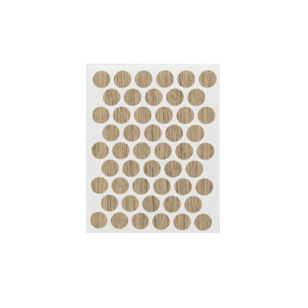 картинка Заглушка самоприлипающая к конфирматам дуб галифакс (PC 2121) (1л=50шт) Pacific от магазина SEFI