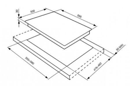 картинка Варочная панель Smeg SRV864P-9 от магазина SEFI