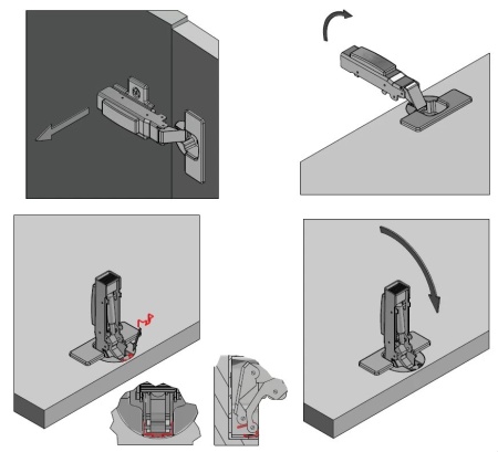 картинка Ограничитель угла открывания петли до 86° металл PL магазин SEFI являющийся официальным дистрибьютором в России  картинка Ограничитель угла открывания петли до 86° металл PL от магазина SEFI