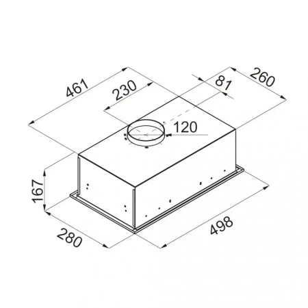 картинка Встраиваемая вытяжка MAUNFELD Crosby Singl 5028 черный от магазина SEFI