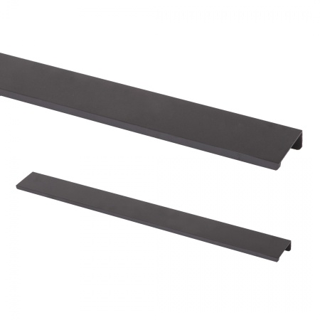 картинка Ручка меб. накладная алюм. INSIDE 576/597, черный матовый, AKS от магазина SEFI