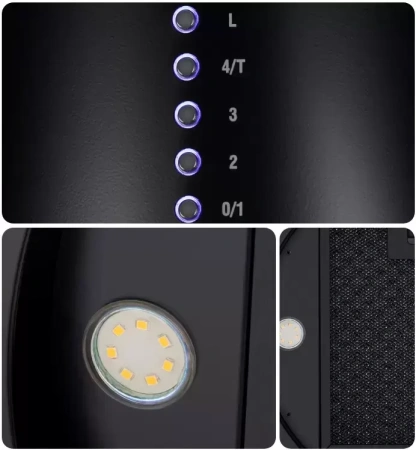 картинка Островная Вытяжка Maunfeld LEE ISLA 39 ЧЕРНЫЙ от магазина SEFI