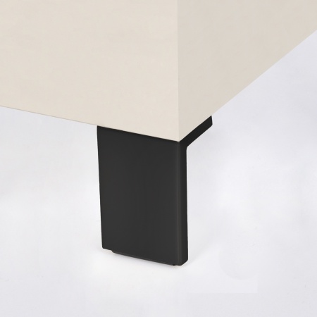 картинка Опора меб. мет. WALL h120 черный матовый AKS от магазина SEFI