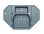 картинка Мойка Alveus SENSUAL 60 GRANITAL+ PEBBLE-G02M 900x610x200;1+1/2 с сифоном 1104729, от магазина SEFI