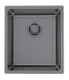 картинка Мойка Alveus KOMBINO 20 MONARCH ANTHRACITE SAT-90 500X400X195 U в комплекте с выпуском без сифона от магазина SEFI