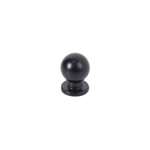 картинка Ручка меб. кнопка мет. GN34 черный матовый, AKS от магазина SEFI